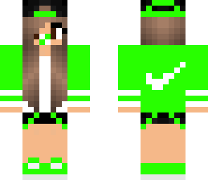 nike girl green