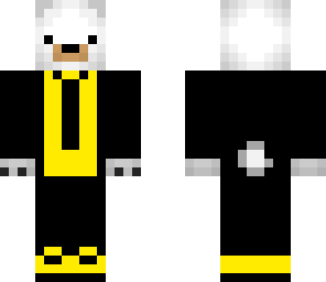 polar bear in a suit 