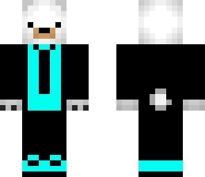 polar bear in a suit 