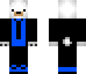 polar bear in a suit 