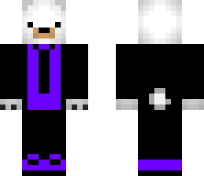 polar bear in a suit 