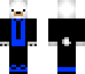 polar bear in a suit 