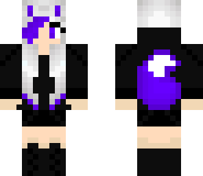 purple and black wolf edit