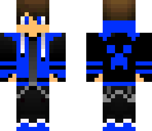blue gamer boy