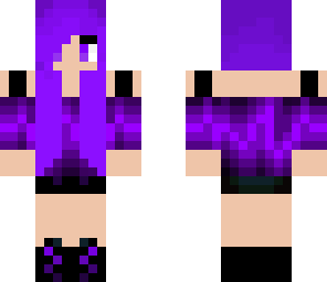 purple dubstep girl
