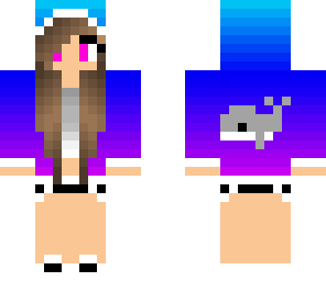 blue whale girl