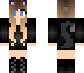 black cat girl