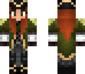 green pirate girl