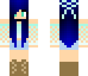 pretty blue girl