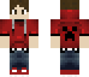 red hoodie