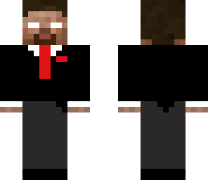 herobrine in a suit