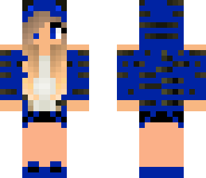 blue girl tiger