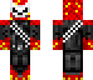 fire skeleton