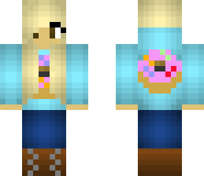 donut hoodie girl