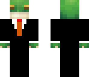 frog orange tie