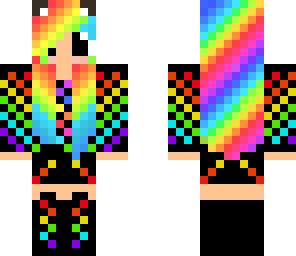 rainbow girl