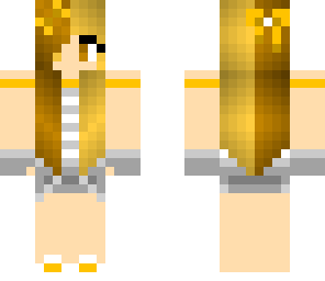 2 collor hair girl