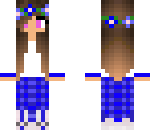 blue girl