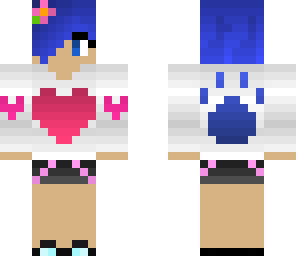 blue girl