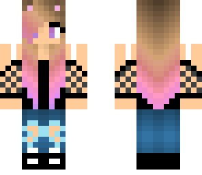pink tomboy girl
