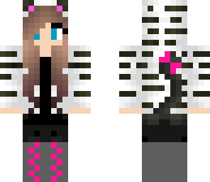 edited zebra girl