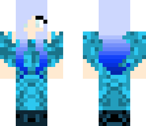 blue girl