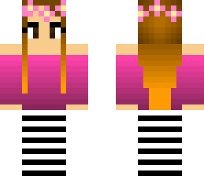 pink flower girl 