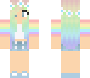 cute rainbow girl