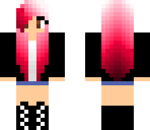 pink and white girl