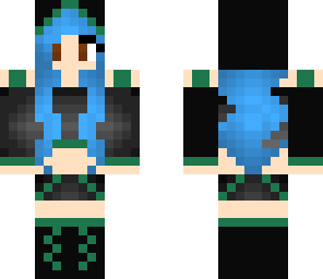 blue girl