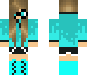 blue splatoon inkling girl