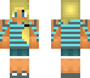 blonde summer girl