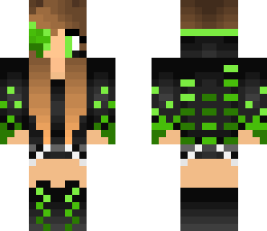 green eletric girl