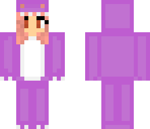 purple dino girl