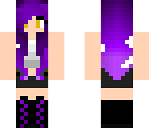 purple wolf girl