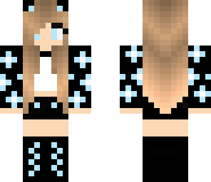 blue cute girl