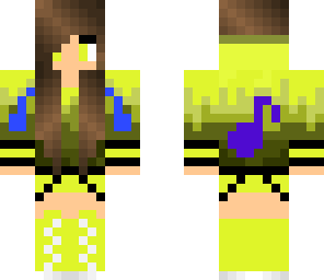 music girl yellow