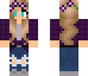 blonde fall girl