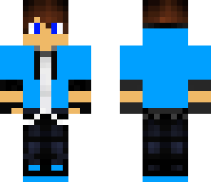 blue hoodie