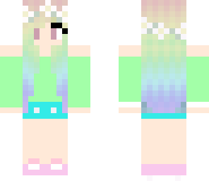 bright and pastel skin