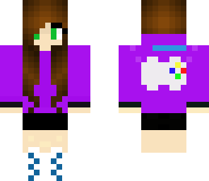purple gamer girl