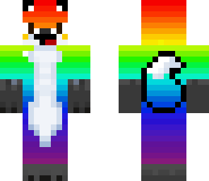 derpy rainbow fox