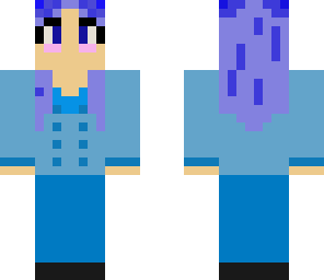 girl in blue