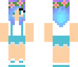 blue girl