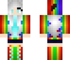 rainbow banana girl