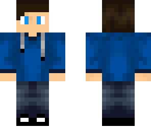 gamer in blue