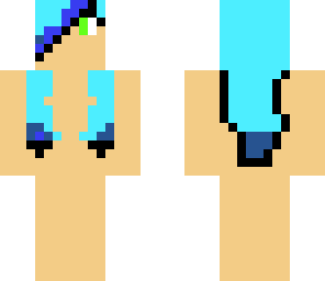 blue hair skin base