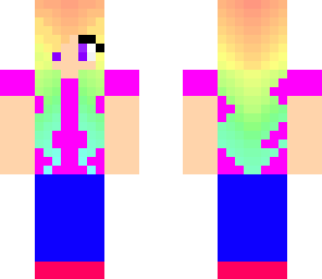 cute rainbow girl