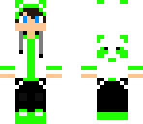 green panda
