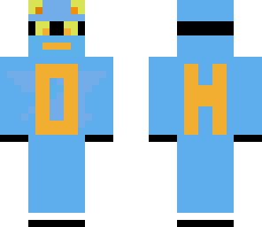 blue and orange panda